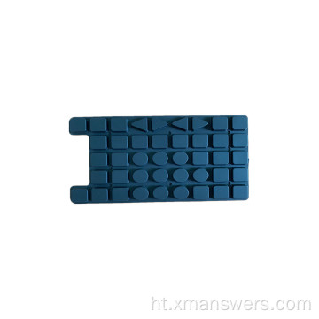 Custom pwoteksyon plastik keyCap kawotchou bouton klavye